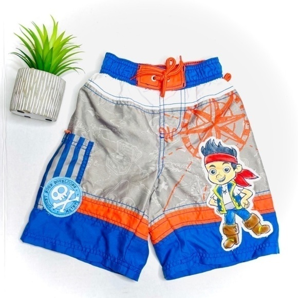 disney Jake and the Neverland Pirates Swim Trunks - Picture 1 of 7